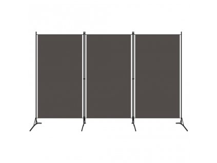 3dílný paraván antracitový 260 x 180 cm