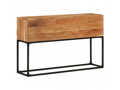 Konzolový stolek 120 x 30 x 75 cm masivní akáciové dřevo