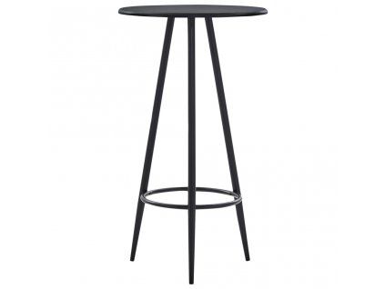Barový stůl černý 60 x 107,5 cm MDF 281543
