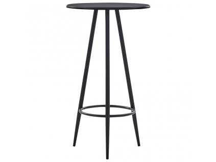 Barový stůl černý 60 x 107,5 cm MDF