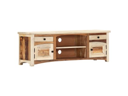 TV stolek 120 x 30 x 40 cm masivní recyklované dřevo
