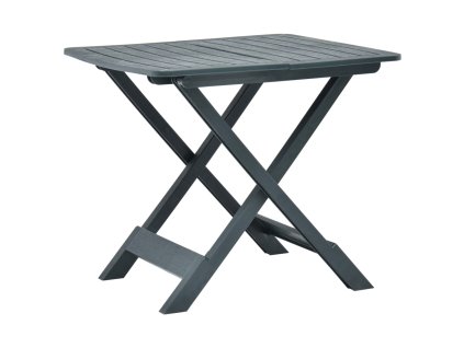 Skládací zahradní stůl zelený 79 x 72 x 70 cm plast