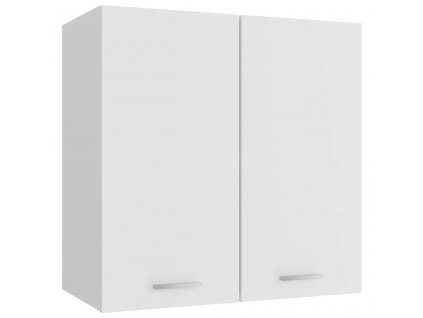 Závěsná skříňka "Lyon" bílá 60 x 31 x 60 cm, dřevěné podlahy