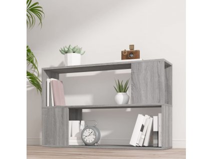 Knihovna šedá sonoma 100 x 24 x 63 cm kompozitní dřevo