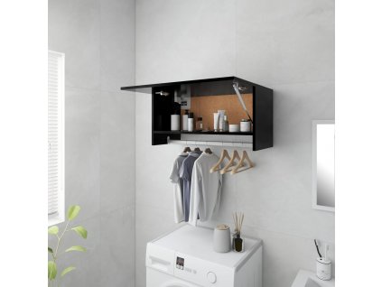 Šatní skříň černá 70 x 32,5 x 35 cm kompozitní dřevo