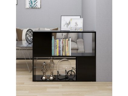 TV stolek černý 80 x 24 x 63 cm kompozitní dřevo