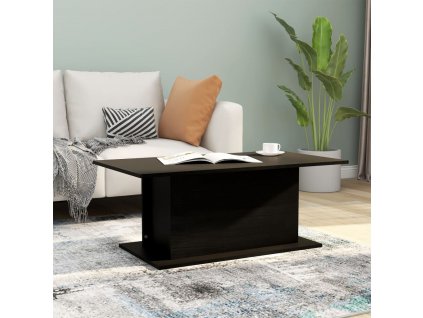 Konferenční stolek černý 102 x 55,5 x 40 cm kompozitní dřevo