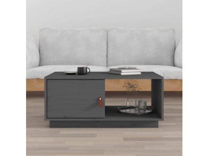 Konferenční stolek 80 x 50 x 35,5 cm masivní borové dřevo