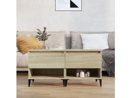 Odkládací stolky 2 ks dub sonoma 50x46x50 cm kompozitní dřevo