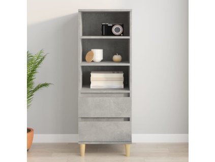 Skříň highboard betonově šedá 40 x 36 x 110 cm kompozitní dřevo