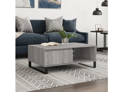 Konferenční stolek šedý sonoma 90 x 60 x 35 cm kompozitní dřevo
