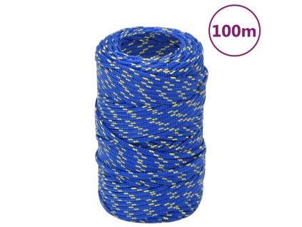 Lodní lano modré 2 mm 100 m polypropylen 152425