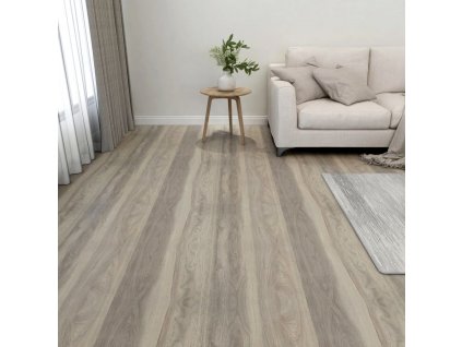 Samolepicí podlahové desky 55 ks PVC 5,11 m² taupe