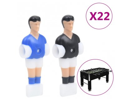 Figurky hráčů pro stolní fotbal pro 12,7mm tyč 22 ks