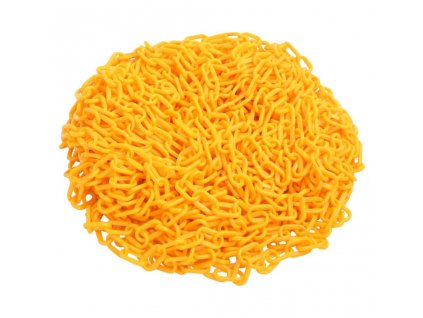 Výstražný řetěz žlutý 100 m Ø 6 mm plast