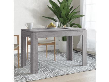 Jídelní stůl šedý sonoma 120 x 60 x 76 cm kompozitní dřevo