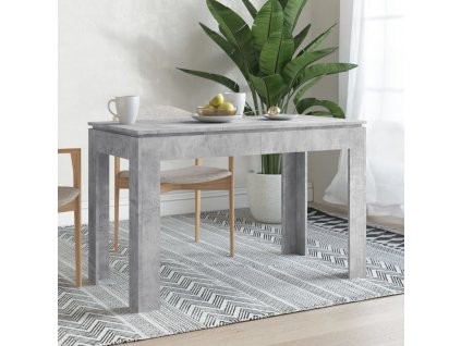Jídelní stůl betonově šedý 120 x 60 x 76 cm kompozitní dřevo