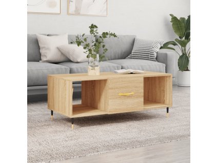 Konferenční stolek dub sonoma 102 x 50 x 40 cm kompozitní dřevo