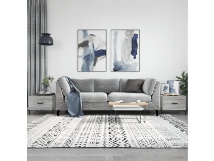 Konferenční stolky 2 ks šedé sonoma 50x50x40cm kompozitní dřevo