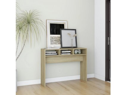 Konzolový stolek dub sonoma 105 x 30 x 80 cm kompozitní dřevo