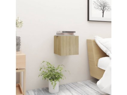 Noční stolek dub sonoma 30,5 x 30 x 30 cm kompozitní dřevo