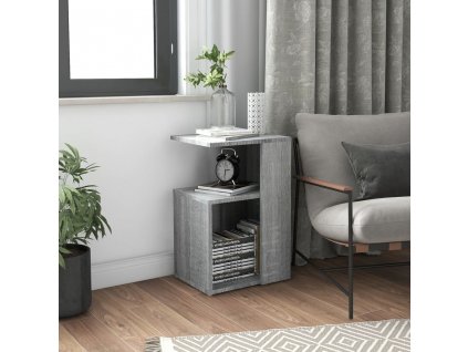 Odkládací stolek šedý sonoma 36 x 30 x 56 cm kompozitní dřevo