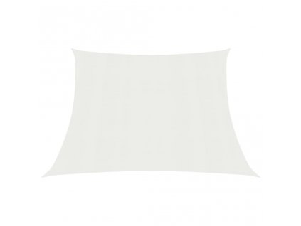 Plachta proti slunci 160 g/m² bílá 3/4 x 2 m HDPE