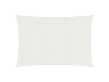 Plachta proti slunci 160 g/m² bílá 2,5 x 4,5 m HDPE