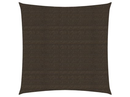 Plachta proti slunci 160 g/m² hnědá 4,5 x 4,5 m HDPE