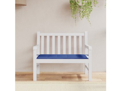 Poduška na zahradní lavici královsky modrá 100x50x3 cm oxford