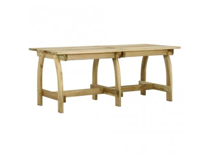 Zahradní stůl 220 x 74 x 75 cm impregnované borové dřevo