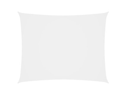 Stínící plachta oxfordská látka obdélníková 2,5 x 4,5 m bílá