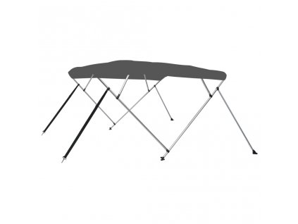 Bimini stříška se 4 oblouky antracitová 243 x 210 x 137 cm