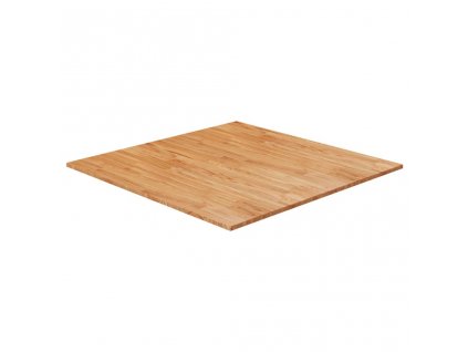 Čtvercová stolní deska světle hnědá 90x90x2,5cm ošetřený dub