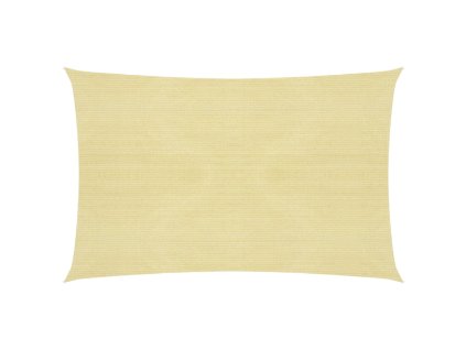 Plachta proti slunci 160 g/m² béžová 3 x 4,5 m HDPE