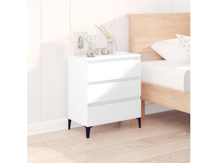 Příborník bílý 60 x 35 x 70 cm kompozitní dřevo