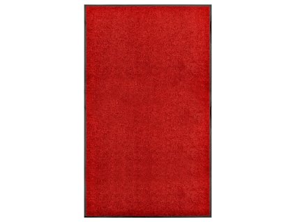 Rohožka pratelná červená 90 x 150 cm