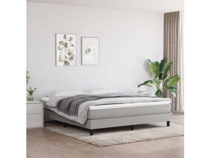 Taštičková matrace světle šedá 180x200x20 cm textil