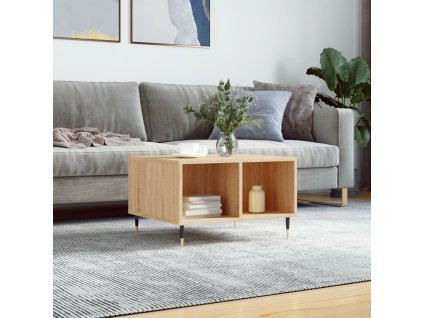 Konferenční stolek dub sonoma 60x50x36,5 cm kompozitní dřevo