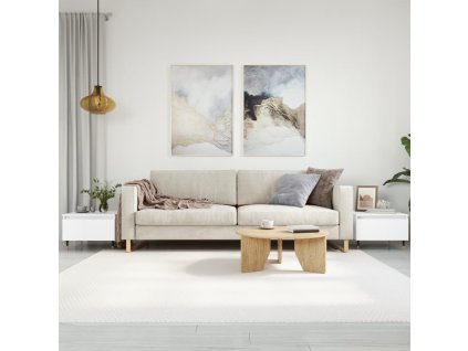 Konferenční stolky 2 ks bílé 50 x 46 x 35 cm kompozitní dřevo