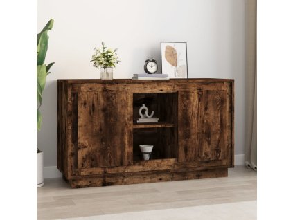 Příborník kouřový dub 102 x 35 x 60 cm kompozitní dřevo
