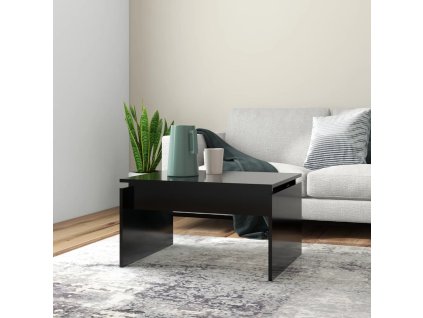Konferenční stolek černý 68 x 50 x 38 cm kompozitní dřevo