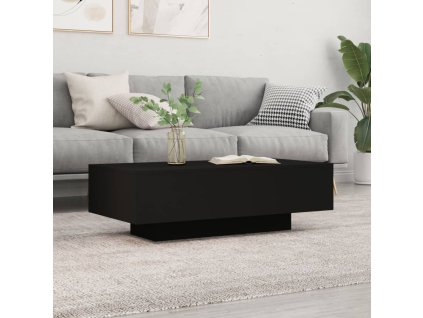 Konferenční stolek černý 100 x 49,5 x 31 cm kompozitní dřevo