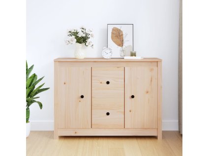 Příborník 100 x 35 x 74 cm masivní borové dřevo