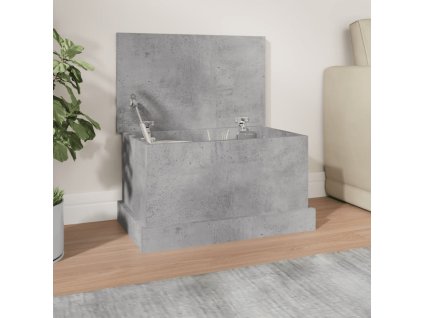 Úložný regál betonově šedý 50 x 30 x 28 cm kompozitní dřevo