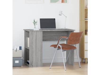 Psací stůl šedý sonoma 100 x 55 x 75 cm kompozitní dřevo