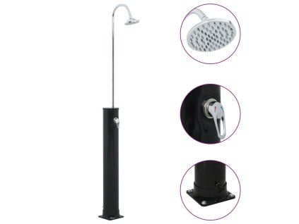Solární sprcha černá 214 cm 20 l 92309