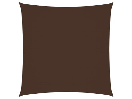 Stínící plachta oxfordská látka čtvercová 3 x 3 m hnědá