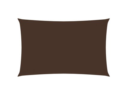 Stínící plachta oxfordská látka obdélníková 5 x 8 m hnědá