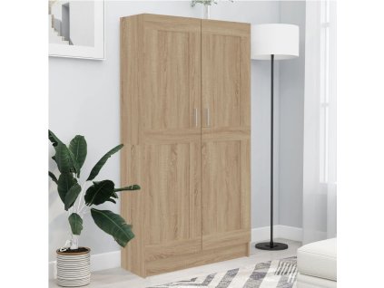 Knihovna dub sonoma 82,5 x 30,5 x 150 cm kompozitní dřevo